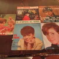 5 dischi 45 giri  RITA PAVONE