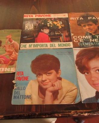 5 dischi 45 giri  RITA PAVONE