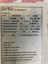 Scheda caldaia Sime OPEN ZIP 25BF