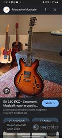 chitarra eko sa 350