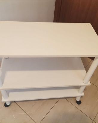 Carrello TV bianco