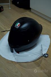 Agv kis nero opaco + visiera nera