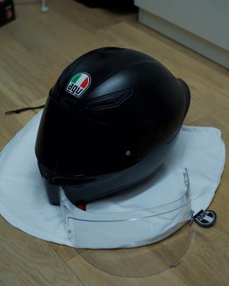 Agv kis nero opaco + visiera nera