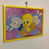 Quadro Puzzle Originale "Titty" Looney Tunes
