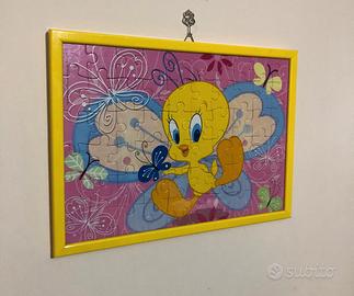Quadro Puzzle Originale "Titty" Looney Tunes