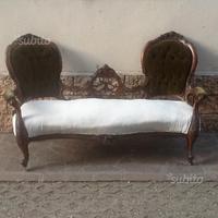 Antico divano Luigi Filippo