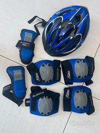 Kit protezioni skateboard o roller