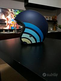 casco jet origine spirit blu opaco 