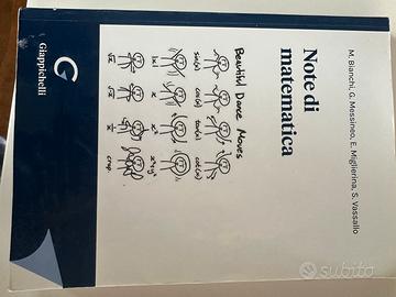 Libro NOTE DI MATEMATICA