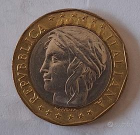 Moneta 1000 Lire 1997 errore di
conio