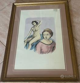 Domenico purificato quadro litografia