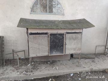 varie voliere ferro rete saldata tetto coibentato