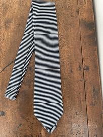 Cravatta Davide Cenci blu nuovissima