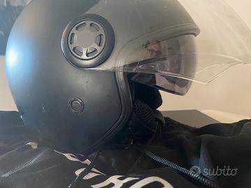 Casco moto jet carburo XL