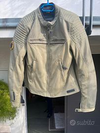 GIACCA MOTO DONNA verde salvia tg 46 nuova
