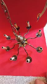 Lampadario candelabro in metallo