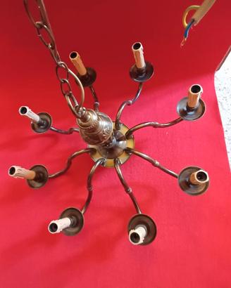 Lampadario candelabro in metallo