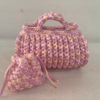 Borsa e porta monete all’uncinetto
