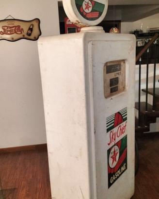 Vintage sky chief texaco pompa