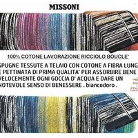 Set 4 spugne Missoni : 2 asciugamano + 2 ospiti