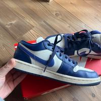 nike air jordan 1 low donna viola e bianche