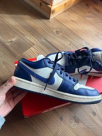 nike air jordan 1 low donna viola e bianche