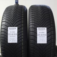 2 PNEUMATICI USATI 225 60 R18 104W MICHELIN