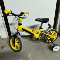 Bicicletta con rotelle