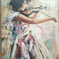 DIPINTO OLIO SU TELA  40 X 30 X 2