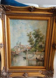 Dipinti ad olio incorniciati