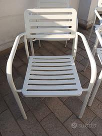 Sedie da esterno in metallo