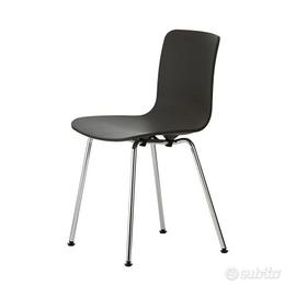 SEDIA HAL TUBE NERO VITRA