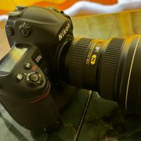Camera  Nikon D3X+ Obiettivo grandangolare es