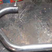 Collettore di scarico moto guzzi serie grossa