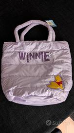  Borsa Tote Disney WINNIE the Pooh - Nuova con Car