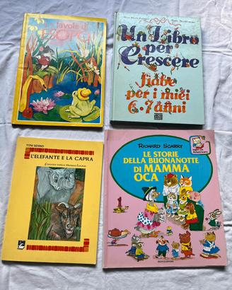 Lotto di 4 libri per bambini - fiabe e storie