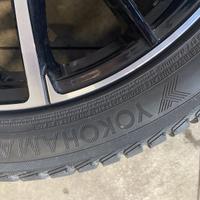 X6 cerchi diamantati neri da 21 con gomme Yokohama