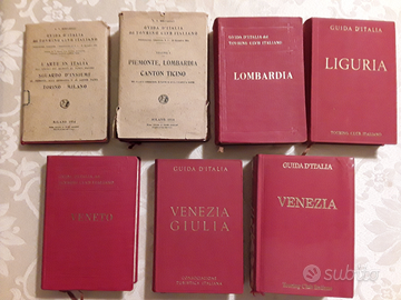 Touring Club Italiano Vintage Guida x 23 da