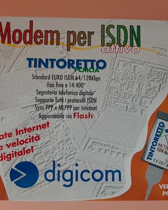 Modem per ISDN Tintoretto PCMCIA