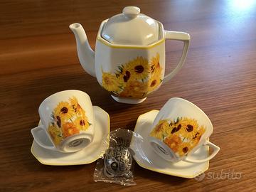 Set teiera e tazze Girasoli_Nuova