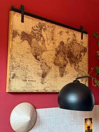 Quadro Maisons du Monde Mappa del Mondo – Stile In