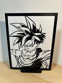Quadretto Dragon Ball - Gohan Super Sayan