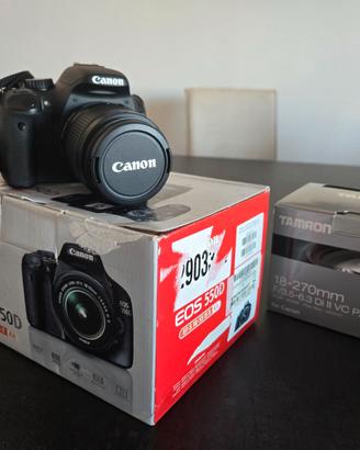 Canon EOS 550D Con Accessori Pari al Nuovo