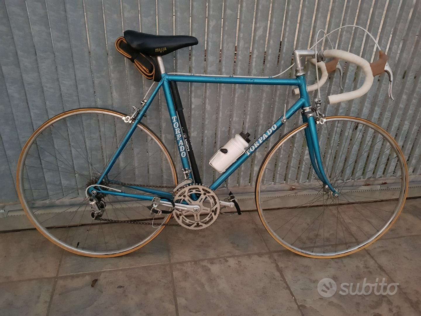 Vélo De Course Vintage Olympia Années 80 - Cadre Acier, Couleur Blanc, Occasion En état De Marche