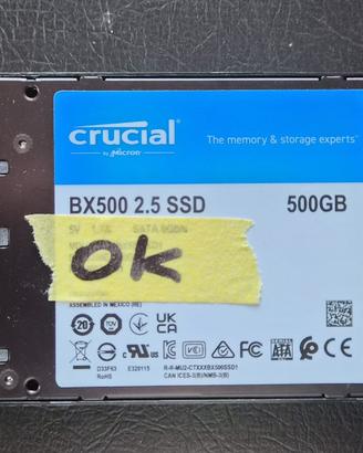 SSD Sata 500GB Crucial BX500