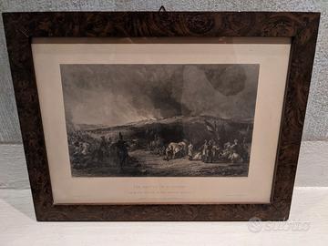Quadro stampa originale del 1800