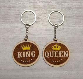 Portachiavi di coppia  king e queen