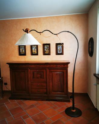 LIPPARINI  Lampada da terra ad arco Alta 204 cmt