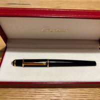 Cartier stilografica Must - pemnino 18k 750 NOS