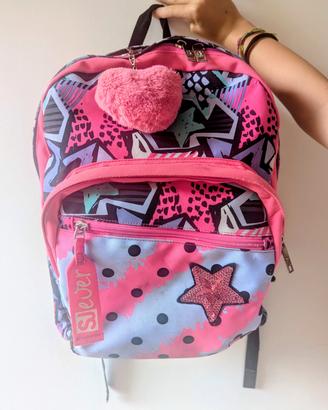 Zaino scuola SJ bambina paillettes 